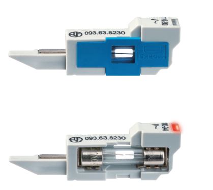 Finder Держатель для предохранителя для интерфейсных модулей реле 39 серии; светодиодная индикация предохранителя; для цепей 24В AC/DC 093630024