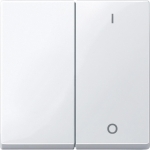 Купить SE Merten SM Бел Актив Две клавиши с пиктограммой «вкл» и «откл» MTN312725