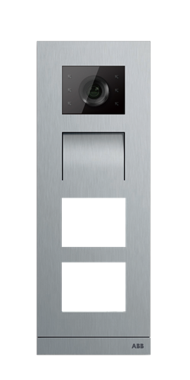 ABB Станция вызова, видео, 1/4, без клавишных модулей, сталь 2TMA070010X0029