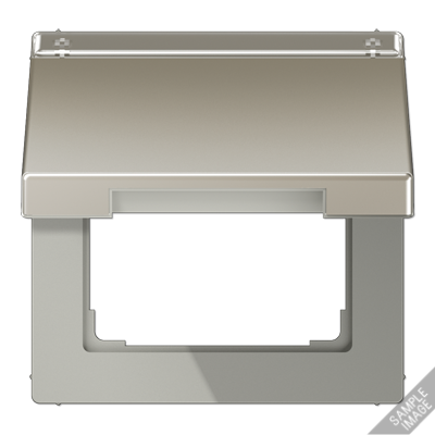 JUNG Крышка откидная с возвратной пружиной и полем для надписи 12×15 мм, Dark AL2990NAKLD