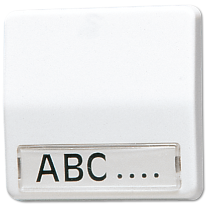 JUNG Клавиша с полем для надписи белая 60NAWW