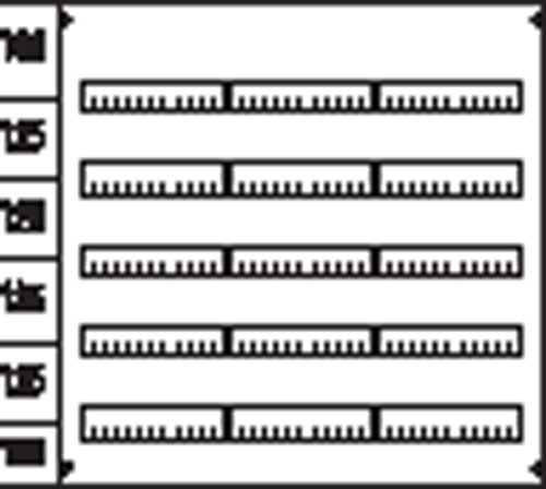 Купить ABB Пластрон размером 750х750мм глухой 3 ряда, 5 реек AG35