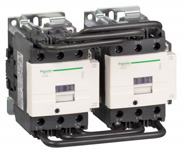 SE Contactors D Контактор реверсивный 3Р 80A, НО+НЗ, 110В 50Гц, зажим под винт LC2D80F5
