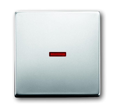 ABB BJE Сталь Клавиша 1-ая с подсветкой 2CKA001751A2957