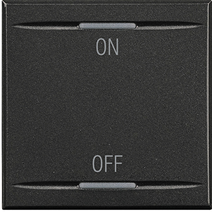 BT Axolute Антрацит Клавиши с символами для системы автоматизации для 2 функций 2 модуля, ON-OFF HS4911/2AG