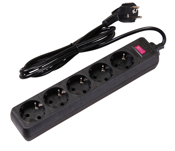 ФАZA Сетевой фильтр Сетевой фильтр FOP-05GS-300-bk (черный) .5007642