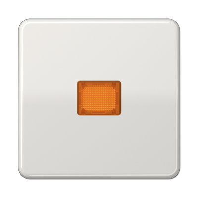 JUNG CD Светло-серая Клавиша для 1-ая с/п с оранжевой линзой ударопрочная CD590KOBFLG