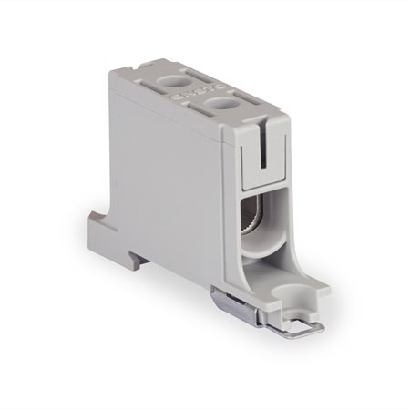 ENSTO Клеммный блок универсальный 1-полюсный, серый, Al 6-50 мм², Cu 2.5-50 мм², 1000В AC/DC KE161