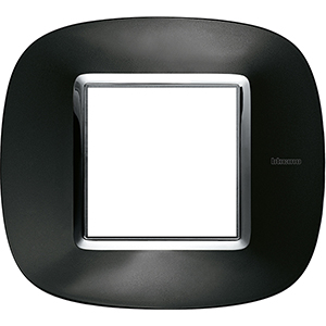 BT Axolute Темный металлик Рамка 2 мод эллипс HB4802XS