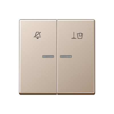 JUNG Клавиша для гостиничных выключателей 505KO5VEUM24 или 505KO5VEUM230, шампань ARUKO5MCH