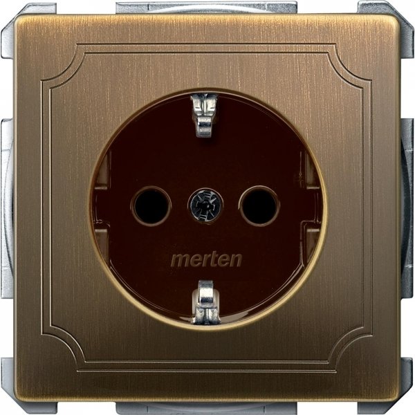 Купить SE Merten SD Античная латунь Розетка 16А с з/к с/шт MTN2400-4143
