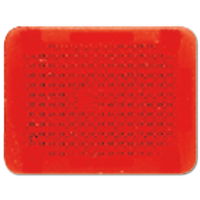 JUNG Окошко с символом для "KO-клавиш" красное, без символа 33NR