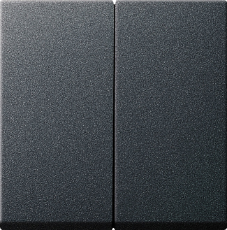 Gira Накладка 2 канальный светор System 55 "антрацит" 231528