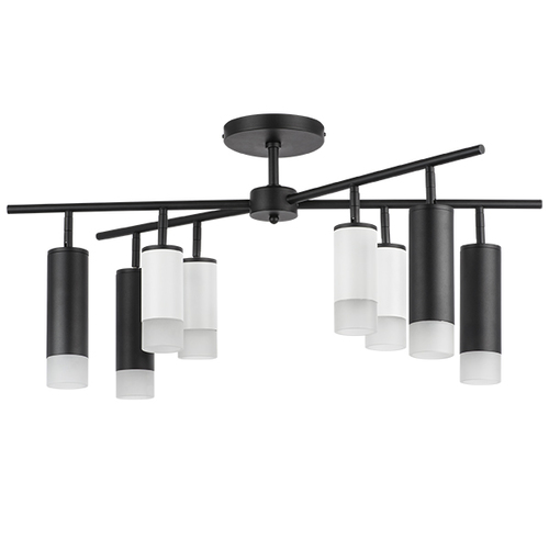 Lightstar LR7283648741 Люстра RULLO 8х50W GU10 ЧЕРНЫЙ/БЕЛЫЙ (571728+214436-4+214487-4+202431-8), шт