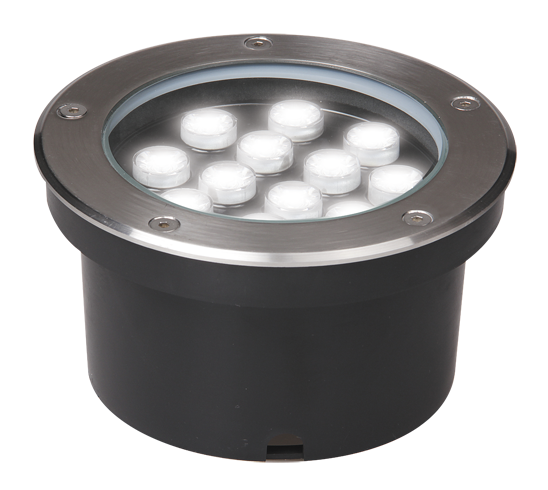 Jazzway Светильник PGR R180 12W 4000K 30° Сhrome (грунтовый встраиваемый) IP65 .5006560A