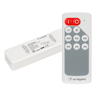 Arlight Диммер ARL-MINI-DIM-1x11A (5-24V, RF ПДУ 10кн) (IP20 Пластик, 1 год) 024981