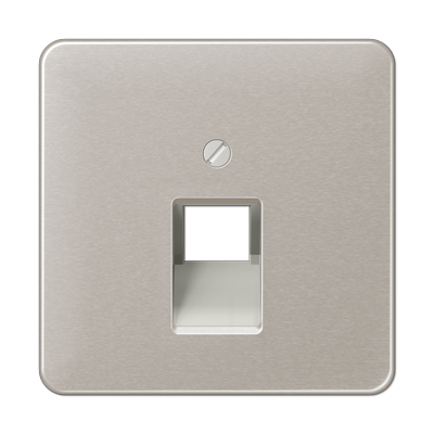 JUNG CD 500/CD plus Платина Накладка 1-ой наклонной ТЛФ/комп розетки CD569-1UAPT