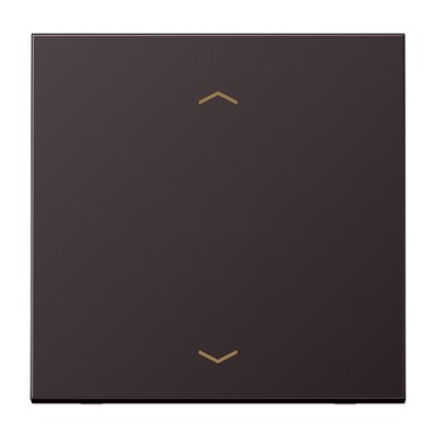 JUNG Клавиша для KNX кнопки, 1 группа с символами «стрелки» металл дарк AL101PD