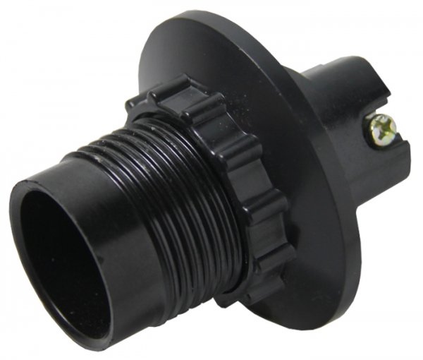 EKF PROxima Патрон карболитовый с кольцом Е14 черный без наклейки