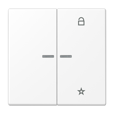 JUNG LS 990 Белый матовый Центральная плата универсальная LS1701WWM