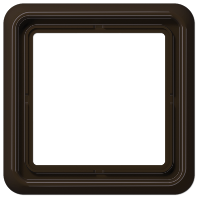 JUNG CD Коричневая Рамка 1-ая ударопрочная CD581WUBR
