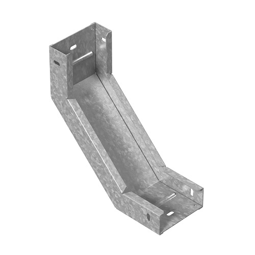 OSTEC Угловой соединитель внутренний к лотку ПЛК 100х35, толщ. 1,5 мм, Сендзимир цинк