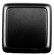 HEGEL ВА10-113-08 Черный Выключатель открытой установки, одноклавишный, с изолирующей пластиной