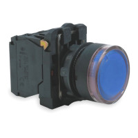 Купить SE XB5 Кнопка с возвратом синяя с подсветкой 230-240В XB5AW36M5