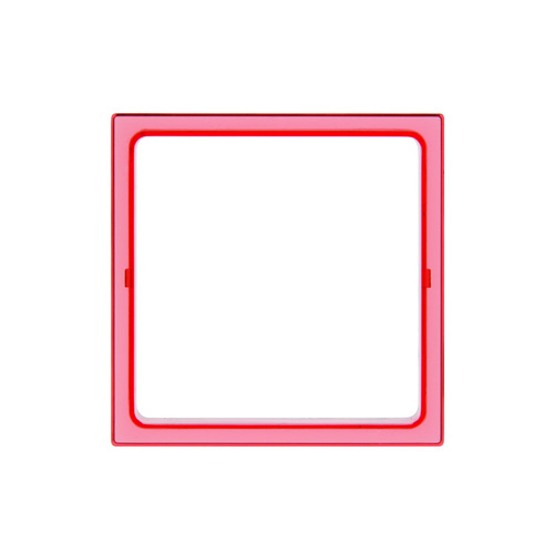 Simon 27 Play Красная прозрачный Вставка декоративная для рамок с вырезом под декор 2700670-110