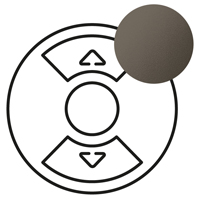 Купить Legrand Celiane2 Графит Накладка выключателя жалюзийного 067955