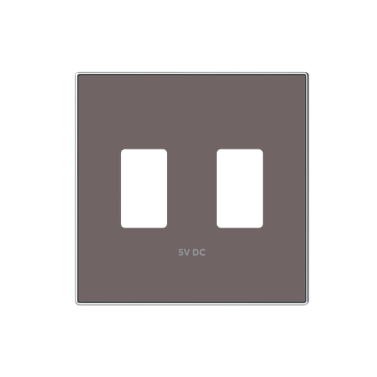 ABB SKY Тауп Накладка для механизма 2хUSB зарядного устройства 2CLA858530A6301