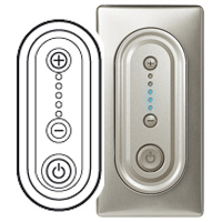 Купить Legrand Celiane Титан Накладка светорегулятора нажимного 1000 Вт 5 мод 068333