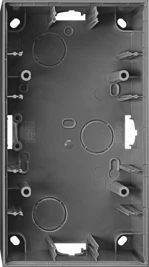 Купить SE Merten SM M-Elegance Антрацит Корпус 2-ой для открытого монтажа MTN524214