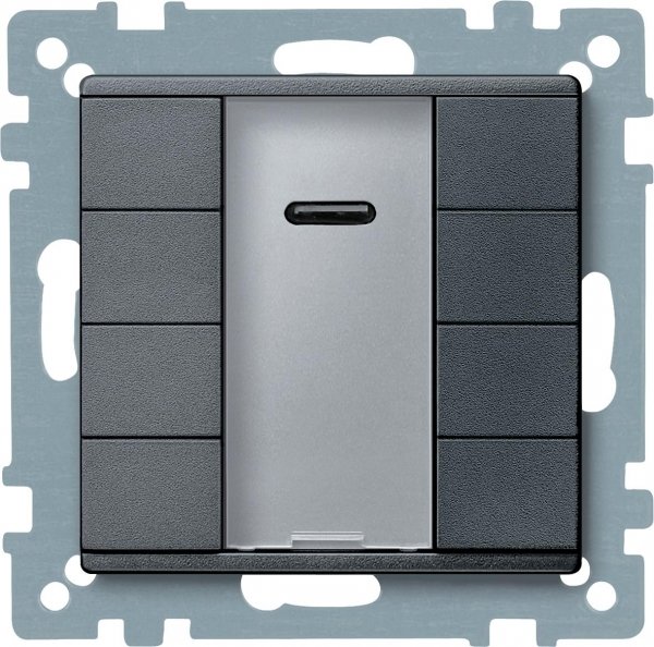 Купить SE Merten KNX\EIB SM Антрацит Сенсор 4-кнопочный Plus с ИК-приемником MTN627914