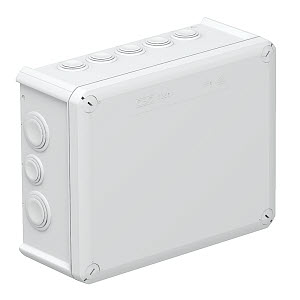 Купить OBO Bettermann Распределительная коробка T250, 240x190x95 мм, белая 2007554