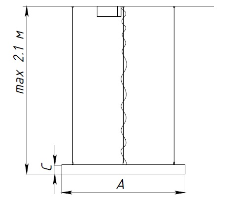 Купить СТ CYCLE P LED 1200 WH 4000K светильник