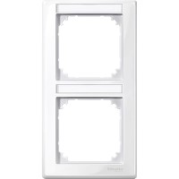 Купить SE Merten SM M-Smart Полярно-Бел Рамка 2-ая с полем для надписи вертикальная (MTN470219)