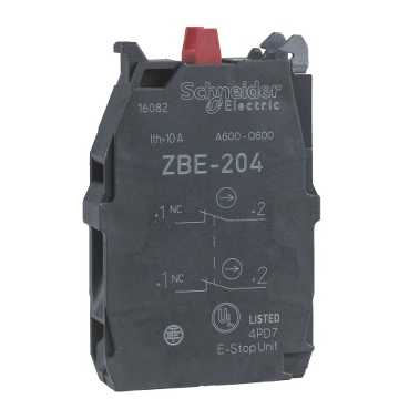 Купить SE XB5 Блок контактный 2НЗ ZBE204