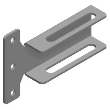 Купить SE Опорный регулируемый держатель без рейки (2 шт.) NSYMFS1D