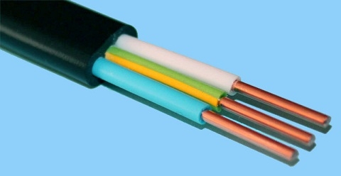 Кабель силовой с ПВХ изоляцией ВВГ-П 3х1,5 Дмитров-кабель 000000041