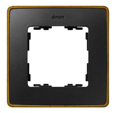 Simon 82 Detail Графит, основание латунь Рамка 1-ая 8201610-247