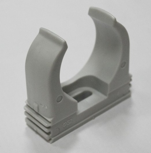 PE Клипса для труб d=20 упак=50штук (черная или серая) PE 510 220