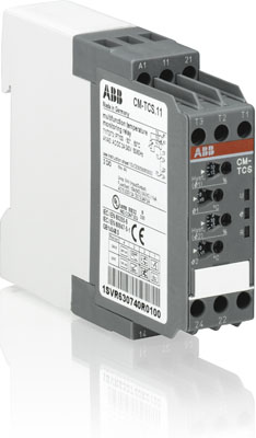 ABB CM-TCS.11S Реле контроля температуры, Uпит=24-240В AC/DC,-50...+50 С, винтовые клеммы 1SVR730740R0100