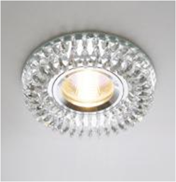 Italmac Bohemia 51 31 70 светильник декоративный из огранненого стекла, MR16, прозрачный