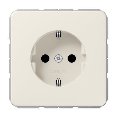 JUNG SCHUKO®-розетка 16 A / 250 B ~ с защитой от детей, слоновая кость CD1521BFKI