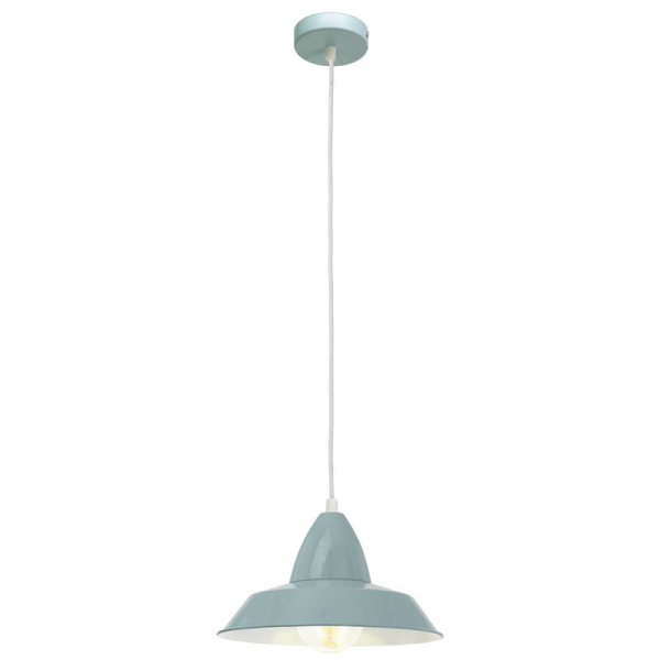 Eglo Подвес AUCKLAND, 1х60W (E27), Ø260, H1100, сталь, мятный 49244