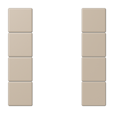 JUNG Набор накладок 4 группы для модулей F50 термопласт Les Couleurs® Le Corbusier LC504TSA32142