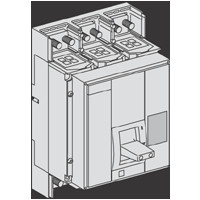 Купить SE Compact NS630 Выключатель-разъединитель (рубильник) встраиваемый стационарный 4p 1250А 690В с тумблером IP40 33494