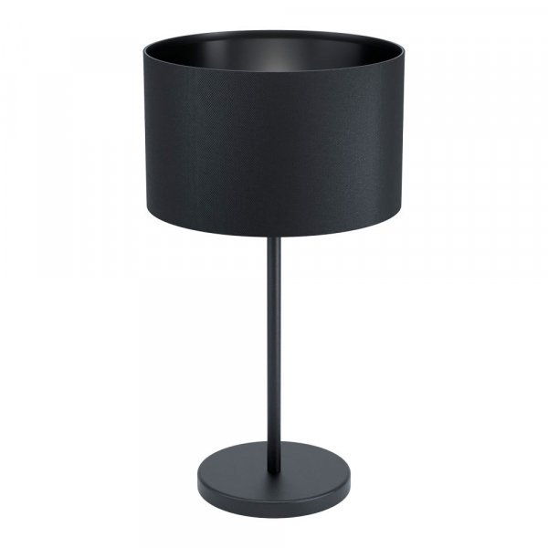 Eglo 99045 Настольная лампа MASERLO 1, 1x40W(E27), 230, H415, осн. 145, сталь, черный/текстиль, черный