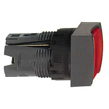 Купить SE Кнопка квадратная плоская красная ZB6CA4